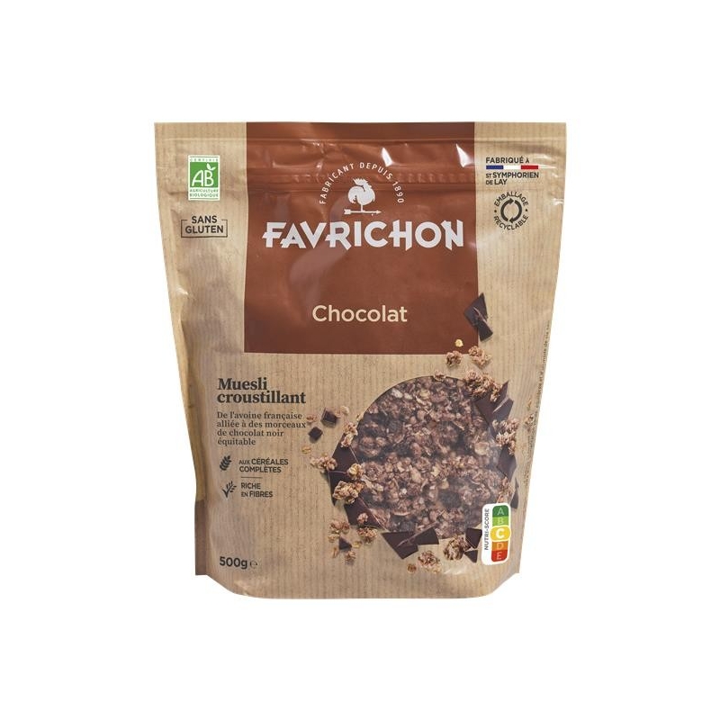 Muesli Bio Chocolate Sem Gluten Dietimport