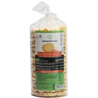 Galetes de milho e quinoa bio